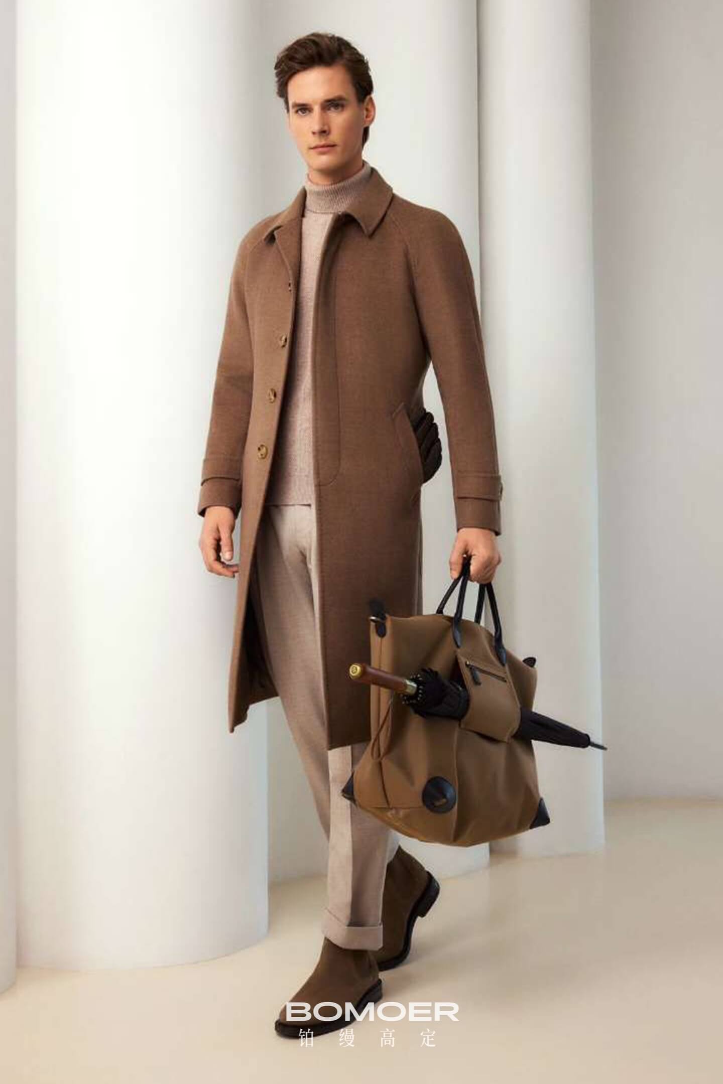 优雅永不过时,巴尔玛肯大衣（Balmacaan Overcoat)